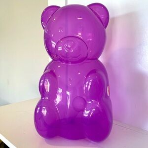 Gummy Bear Valentine’s Day Clear Purple Container.